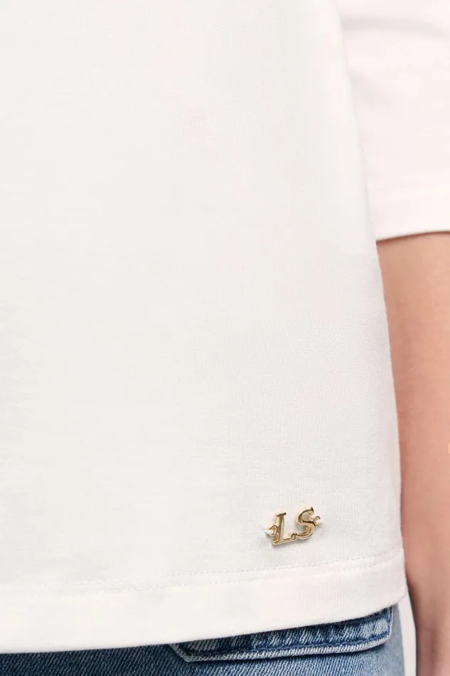 Luisa Spagnoli Tops And TShirts Bughi Cream 8211 Women Luisa Spagnoli Tops And TShirts Bughi Cream 8211 Women