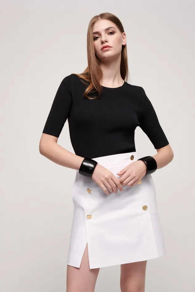 Luisa Spagnoli Tops And TShirts Cedrata Black 8211 Women