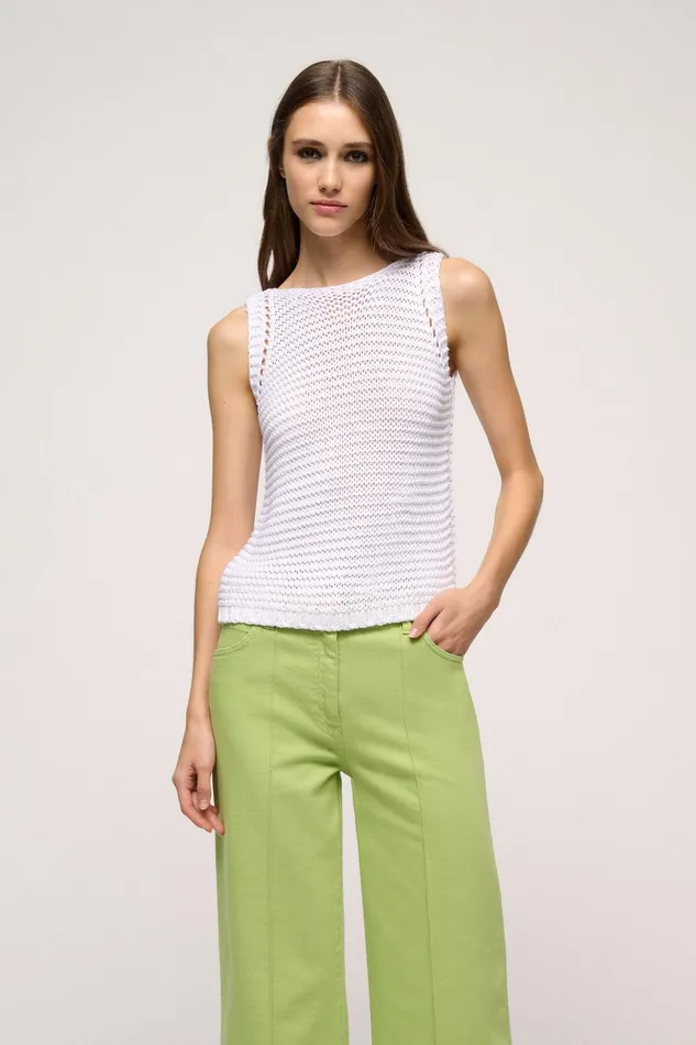 Luisa Spagnoli Tops And TShirts Collare White 8211 Women
