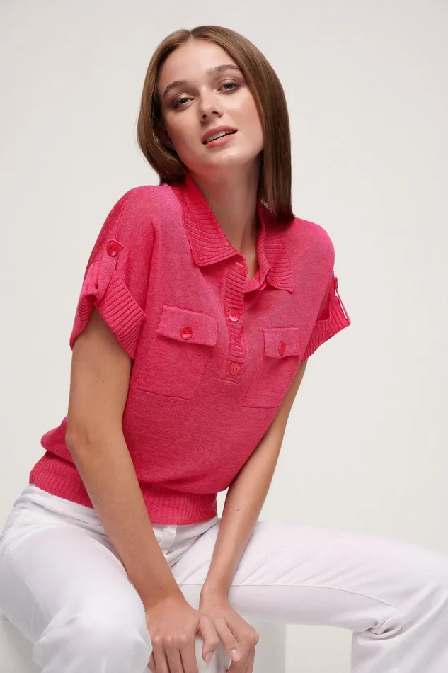 Luisa Spagnoli Tops And TShirts Concetta Fuchsia 8211 Women