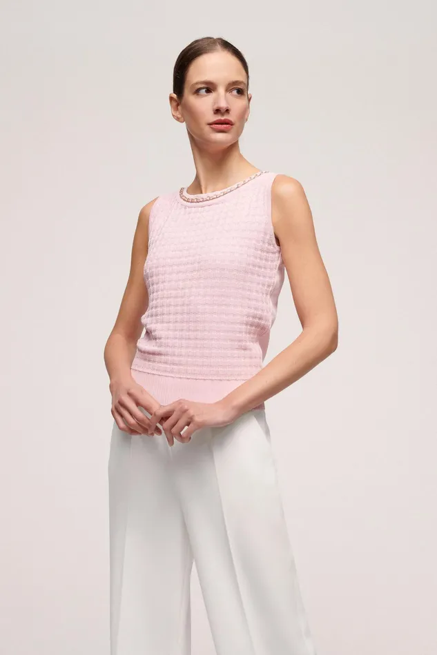 Luisa Spagnoli Tops And TShirts Consonante Pink 8211 Women