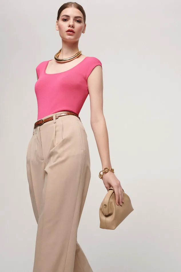 Luisa Spagnoli Tops And TShirts Culla Fuchsia 8211 Women Luisa Spagnoli Tops And TShirts Culla Fuchsia 8211 Women