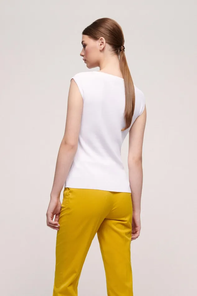 Luisa Spagnoli Tops And TShirts Culla White 8211 Women Luisa Spagnoli Tops And TShirts Culla White 8211 Women