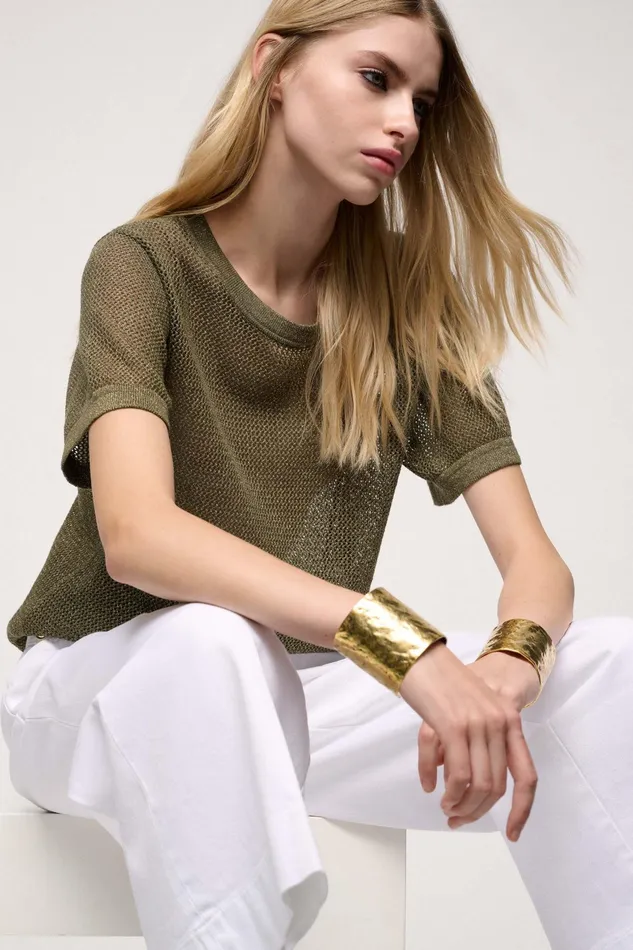 Luisa Spagnoli Tops And TShirts Culto Military Green 8211 Women Luisa Spagnoli Tops And TShirts Culto Military Green 8211 Women