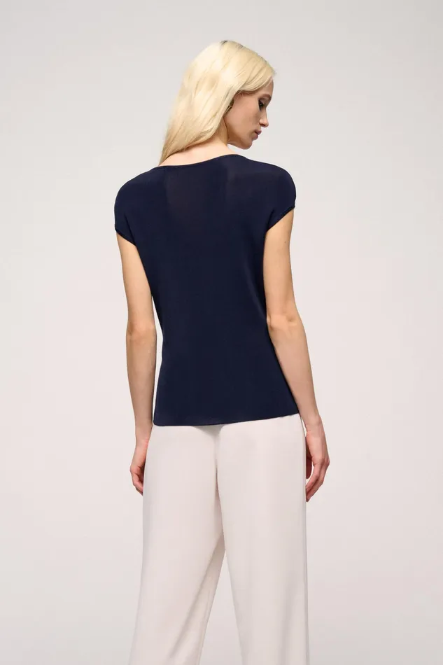 Luisa Spagnoli Tops And TShirts Cuma Blue 8211 Women Luisa Spagnoli Tops And TShirts Cuma Blue 8211 Women