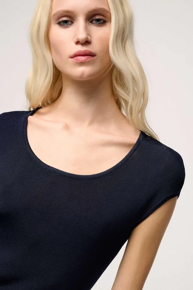 Luisa Spagnoli Tops And TShirts Cuma Blue 8211 Women Luisa Spagnoli Tops And TShirts Cuma Blue 8211 Women