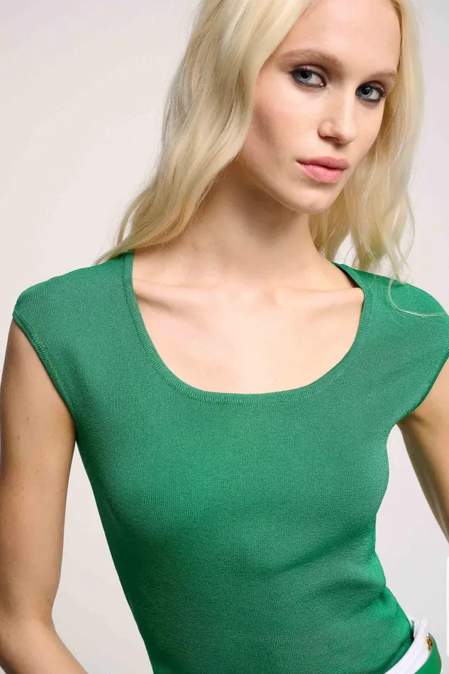Luisa Spagnoli Tops And TShirts Cuma Green 8211 Women