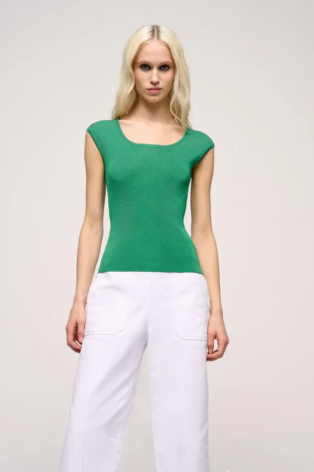 Luisa Spagnoli Tops And TShirts Cuma Green 8211 Women Luisa Spagnoli Tops And TShirts Cuma Green 8211 Women