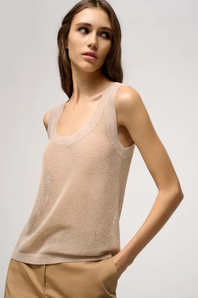 Luisa Spagnoli Tops And TShirts Cupo Beige 8211 Women