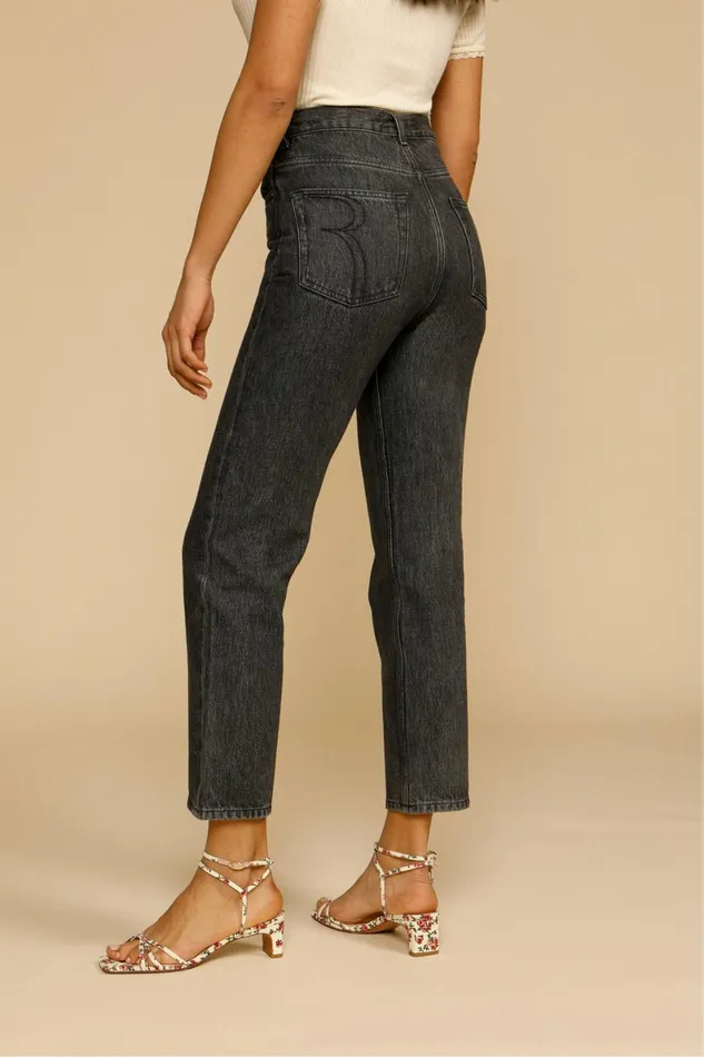 MARAIS Jeans Noir Double Stone Women Rouje Pants