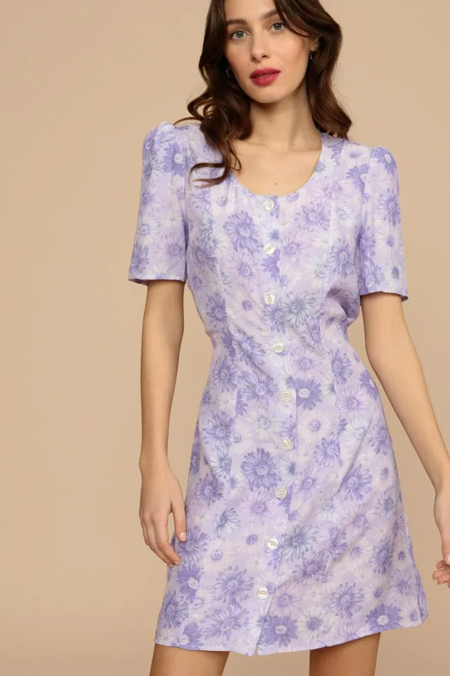 MATHY Dress Lilas Tournesol Women Rouje Dresses