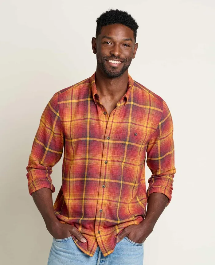 Men039s Airsmyth Long Sleeve Shirt Cinnamon ToadandCo Shirts