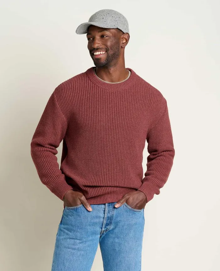 Men039s Butte Crew Sweater Manzanita ToadandCo Sweaters