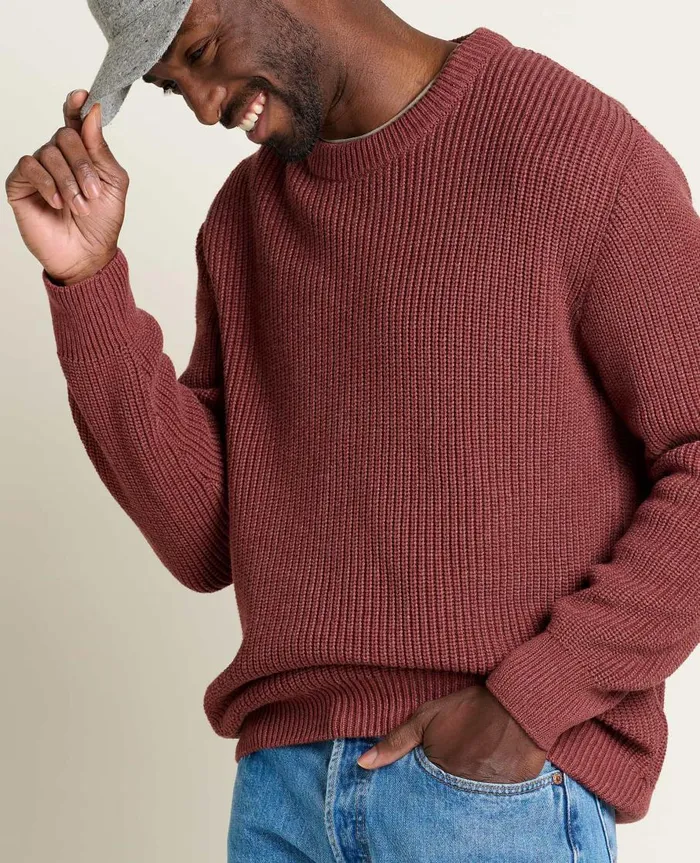 Men039s Butte Crew Sweater Manzanita ToadandCo Sweaters