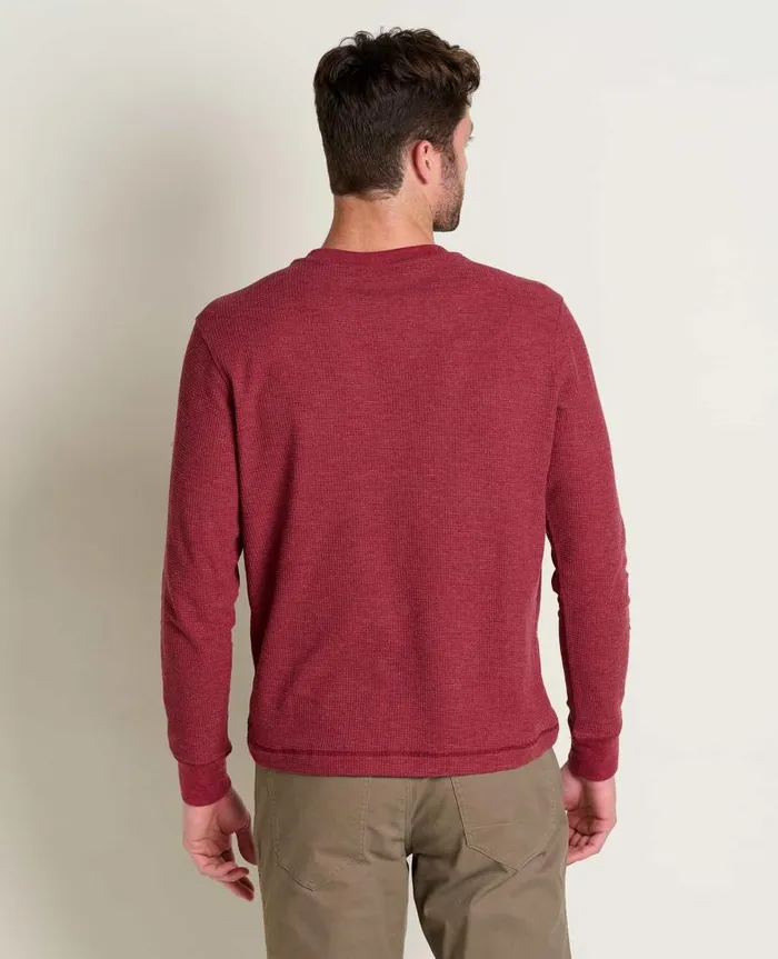 Men039s Framer II Long Sleeve Crew Garnet ToadandCo TShirts