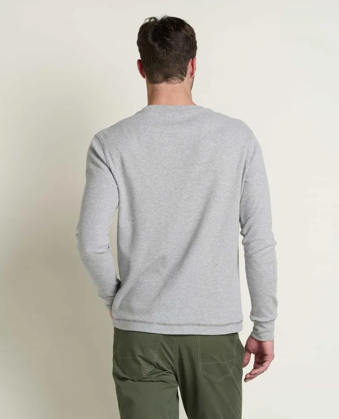 Men039s Framer II Long Sleeve Crew Heather Grey ToadandCo TShirts