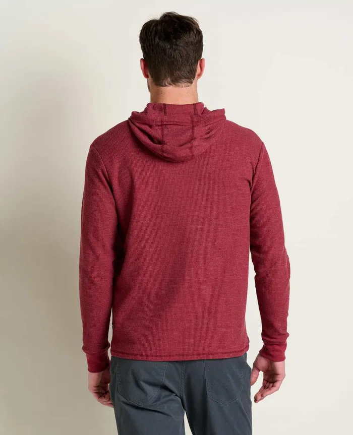 Men039s Framer II Long Sleeve Hoodie Garnet ToadandCo Jackets and Layers