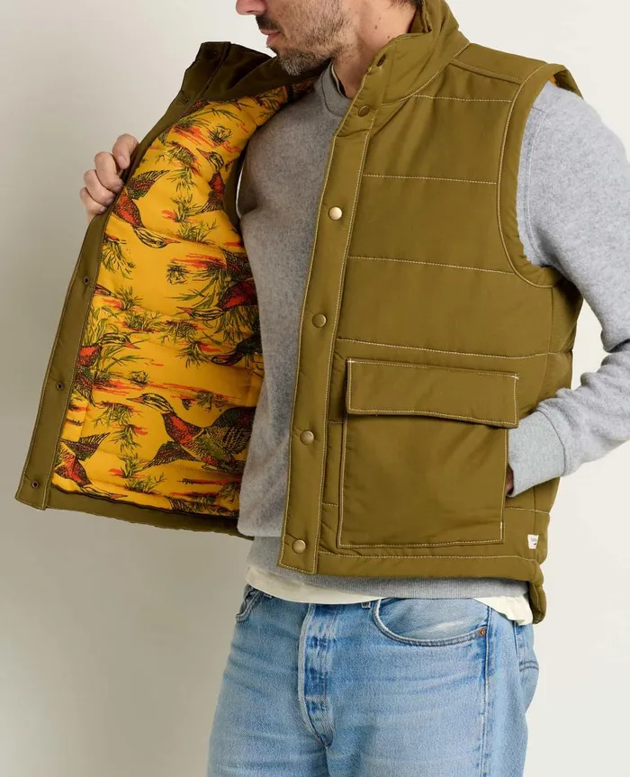 Men039s Men039s Forester Pass Vest Fir ToadandCo Outerwear
