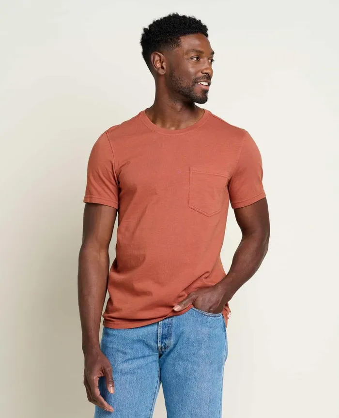 Men039s Men039s Primo Short Sleeve Crew Cinnamon ToadandCo TShirts