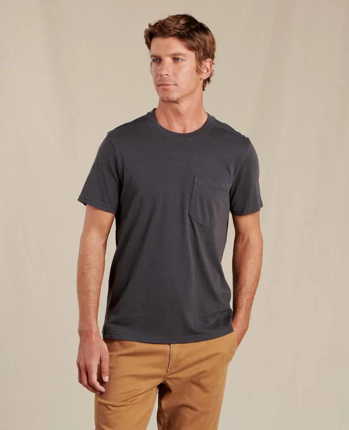 Men039s Men039s Primo Short Sleeve Crew Soot ToadandCo TShirts