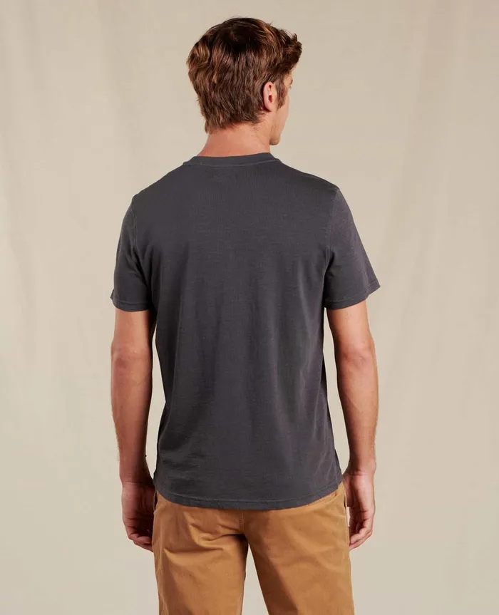 Men039s Men039s Primo Short Sleeve Crew Soot ToadandCo TShirts