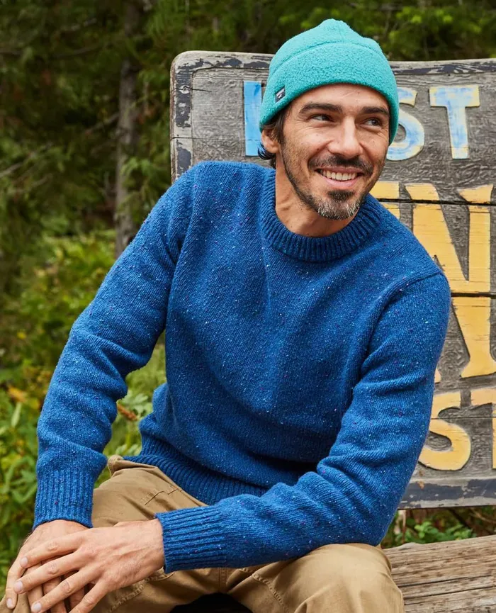 Men039s Men039s Wilde Crew Sweater True Navy ToadandCo Sweaters