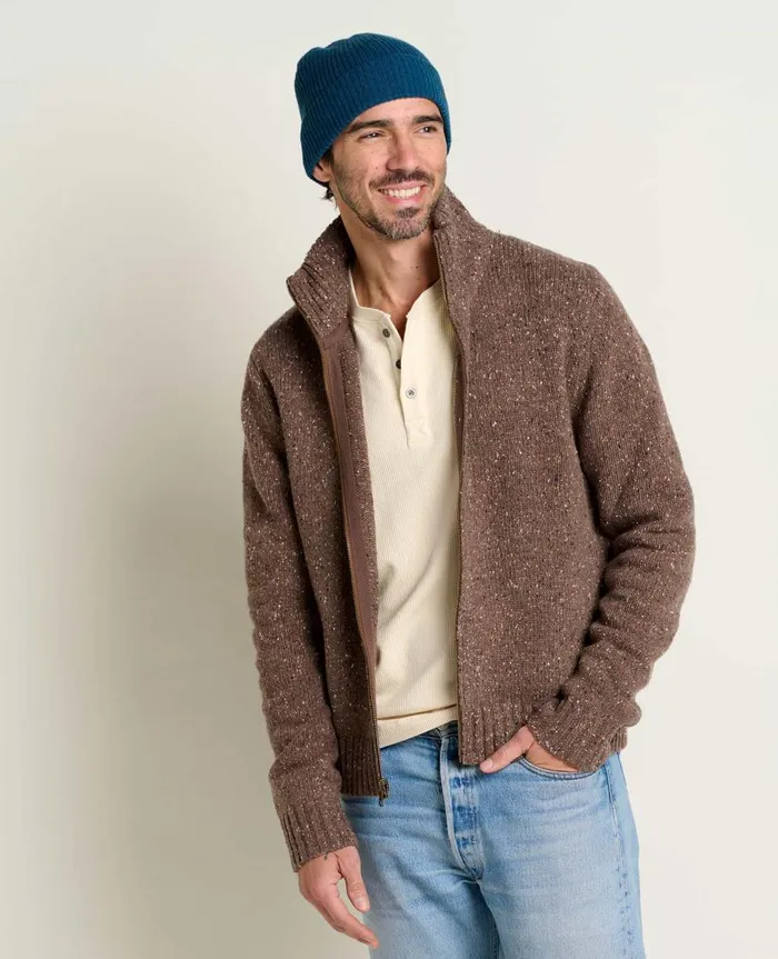 Men039s Men039s Wilde Zip Sweater Brown Sugar ToadandCo Jackets and Layers