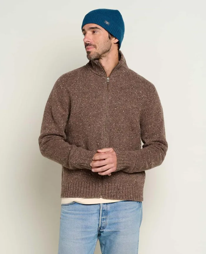 Men039s Men039s Wilde Zip Sweater Brown Sugar ToadandCo Jackets and Layers