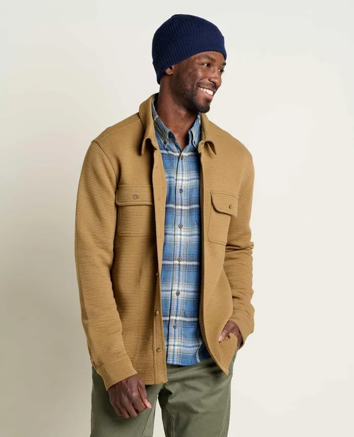 Men039s Moonwake Long Sleeve Shirt Honey Brown ToadandCo Shirts