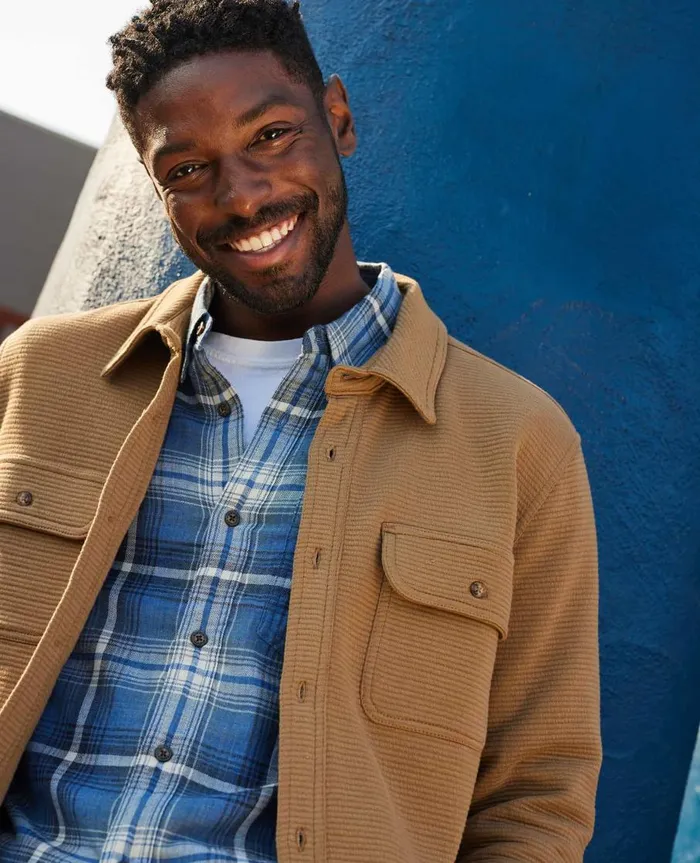 Men039s Moonwake Long Sleeve Shirt Honey Brown ToadandCo Shirts
