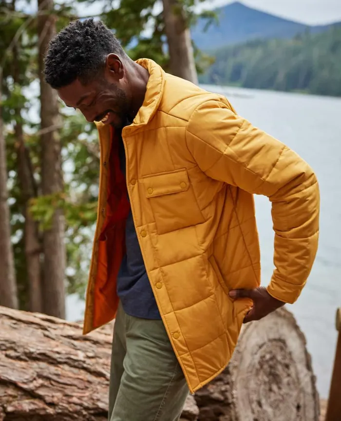 Men039s Spruce Wood Shirt Jacket Acorn ToadandCo Jackets and Layers