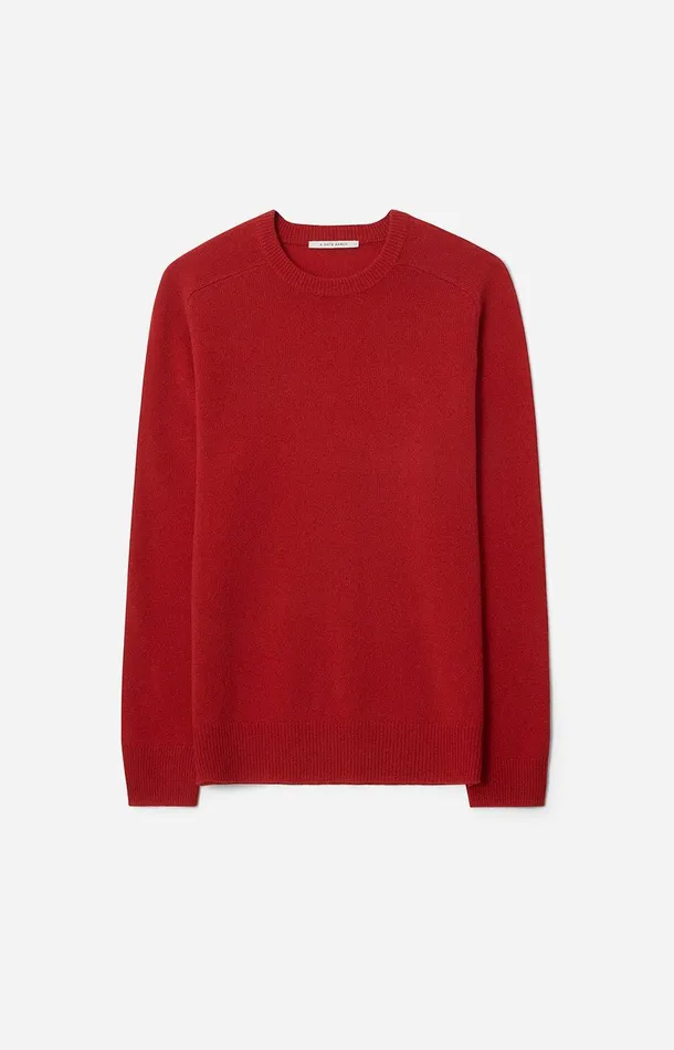 Men A Day039s March Knitwear Brodick Lambswool Sweater