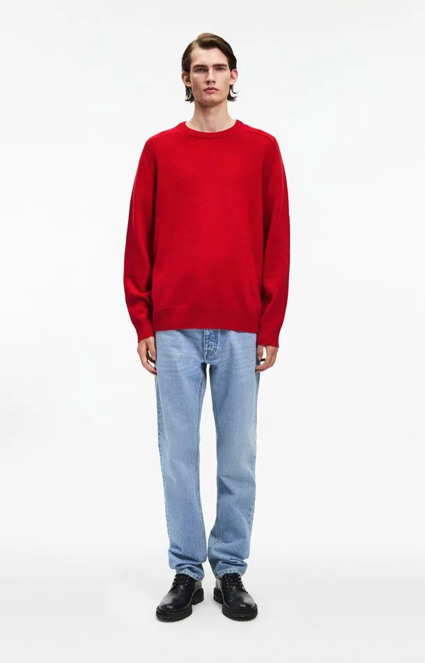Men A Day039s March Knitwear Brodick Lambswool Sweater