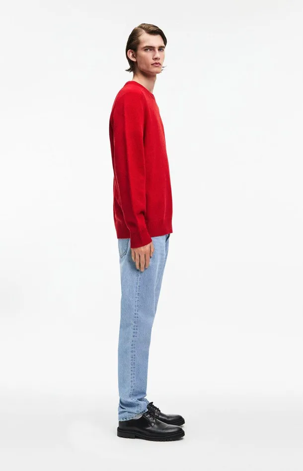 Men A Day039s March Knitwear Brodick Lambswool Sweater
