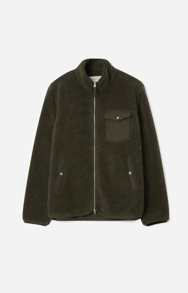 Men A Day039s March Outerwear Tone Pile Fleece Jacket