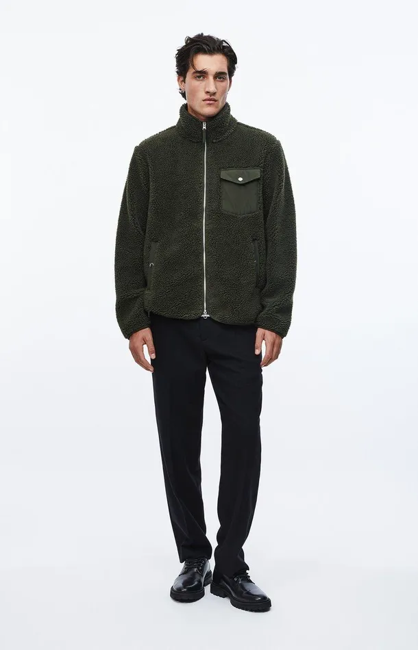 Men A Day039s March Outerwear Tone Pile Fleece Jacket Men A Day039s March Outerwear Tone Pile Fleece Jacket