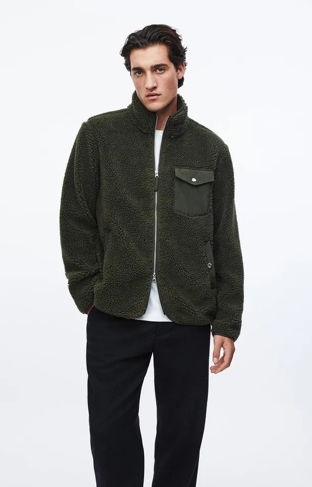 Men A Day039s March Outerwear Tone Pile Fleece Jacket Men A Day039s March Outerwear Tone Pile Fleece Jacket