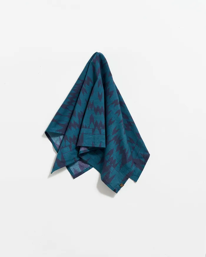 Men Accessories Billy Reid Barn Quilt Bandana Blue