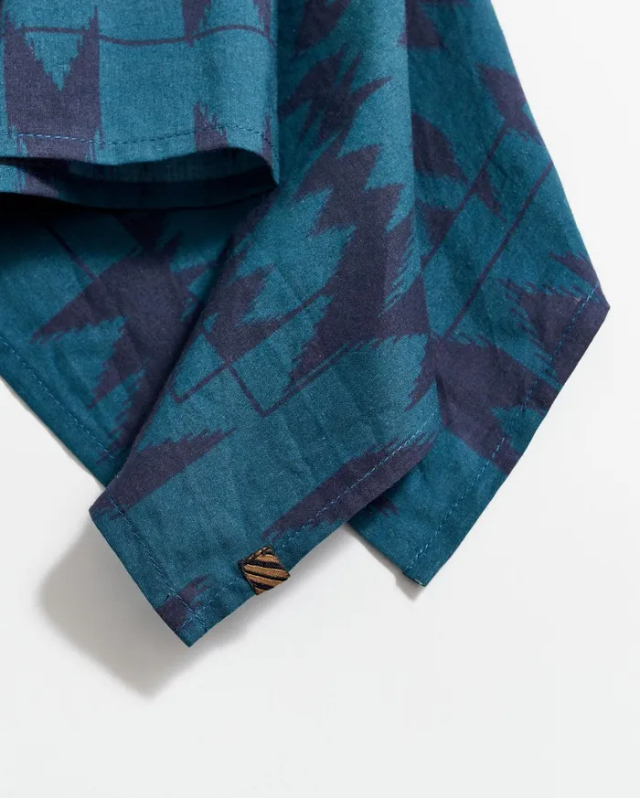 Men Accessories Billy Reid Barn Quilt Bandana Blue