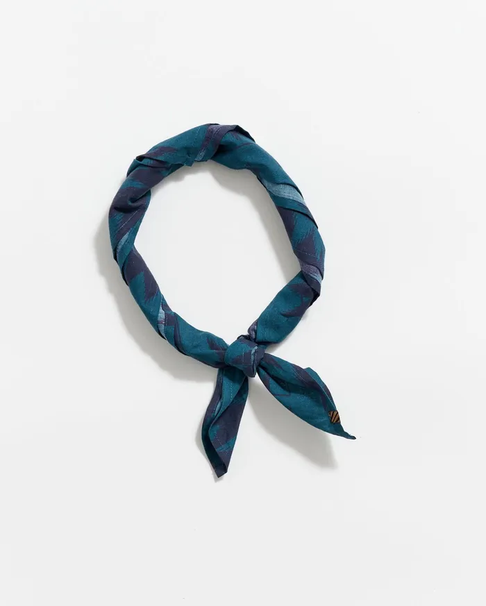 Men Accessories Billy Reid Barn Quilt Bandana Blue