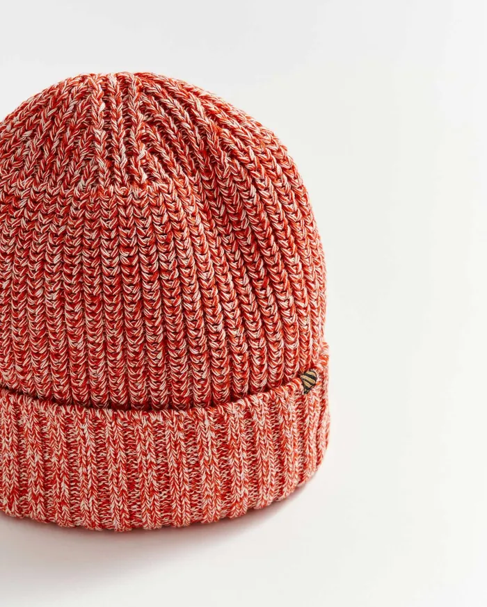 Men Accessories Billy Reid Cotton Ribbon Beanie Burnt Red