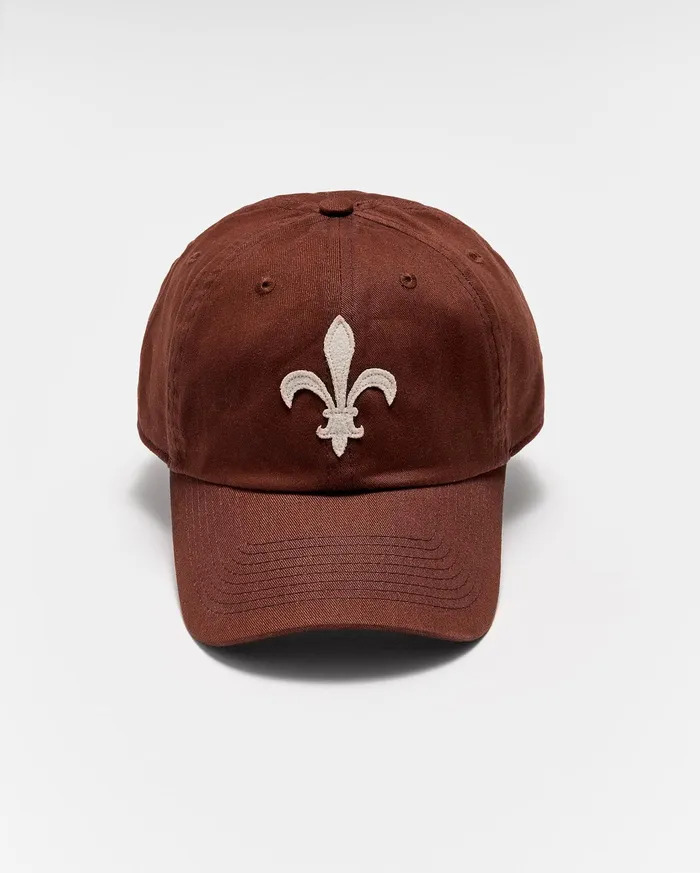Men Accessories Billy Reid Fleur De Lis Cap Billys Brown