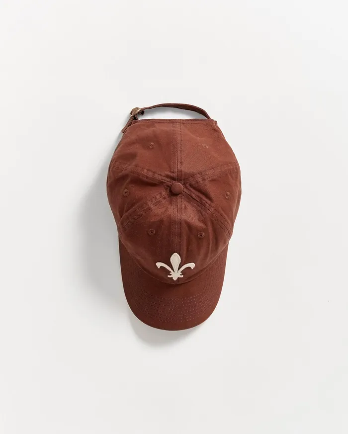 Men Accessories Billy Reid Fleur De Lis Cap Billys Brown