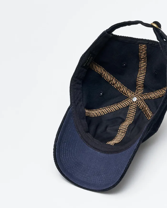 Men Accessories Billy Reid Pelican Cord Cap Black