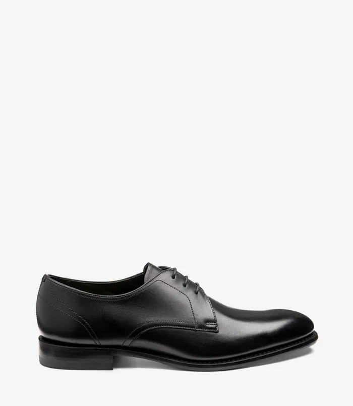 Men Atherton Black Loake Plain Ties