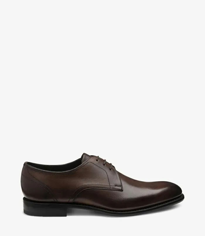 Men Atherton Dark Brown Loake Plain Ties