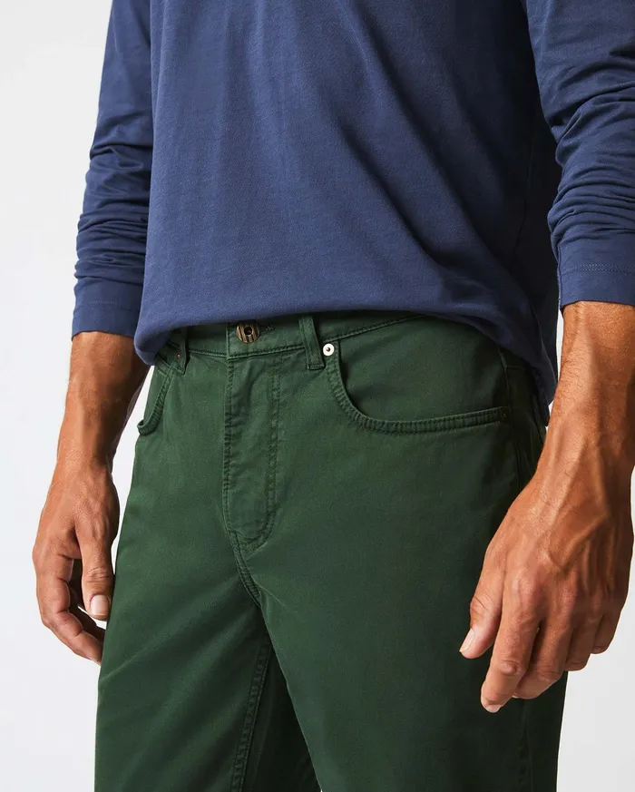 Men Bottoms Billy Reid 5 Pocket Pant Pine Green