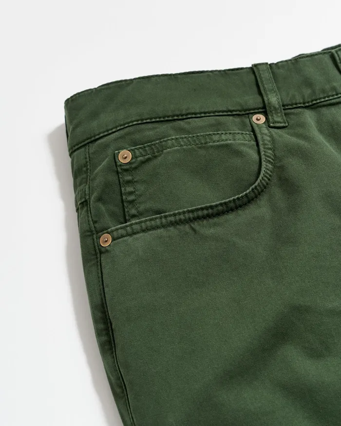 Men Bottoms Billy Reid 5 Pocket Pant Pine Green