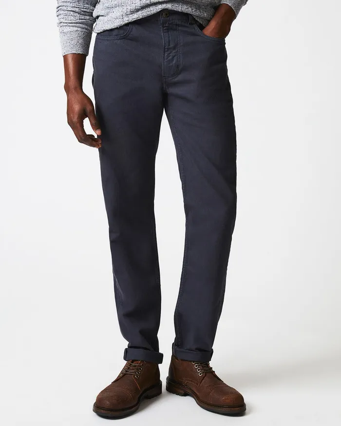Men Bottoms Billy Reid Bedford 5 Pocket Pant Navy