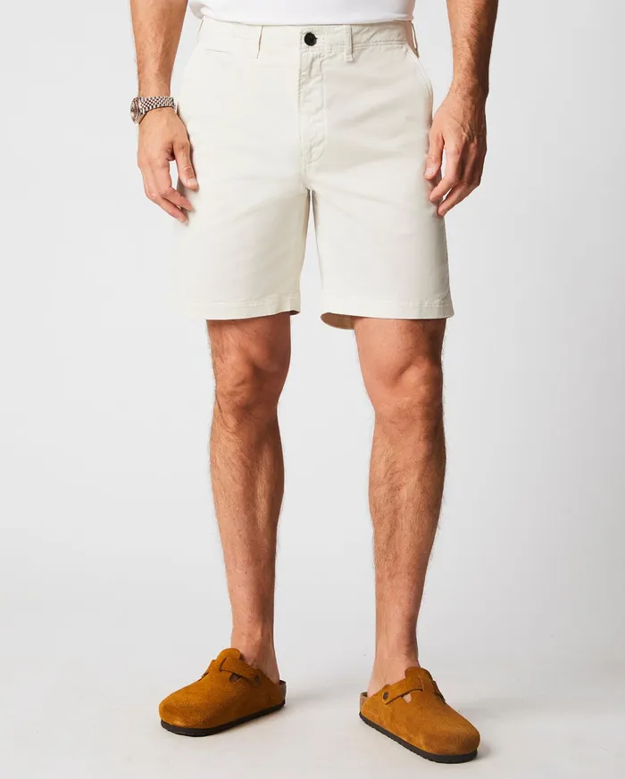 Men Bottoms Billy Reid Chino Short Eggshell